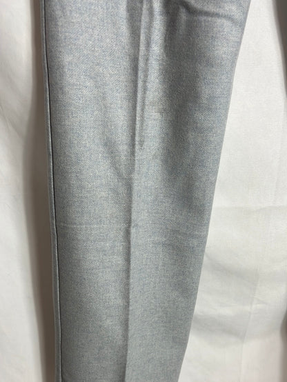 SÉZANE. Light blue mottled wool trousers. Size 36 (Tara)