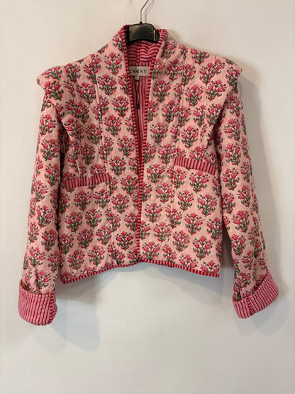 COOSY. Chaqueta estampada acolchada
