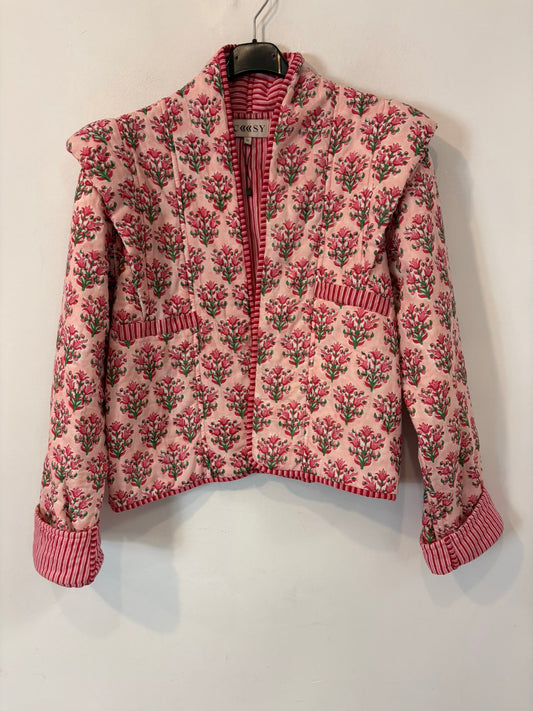COOSY. Chaqueta estampada acolchada