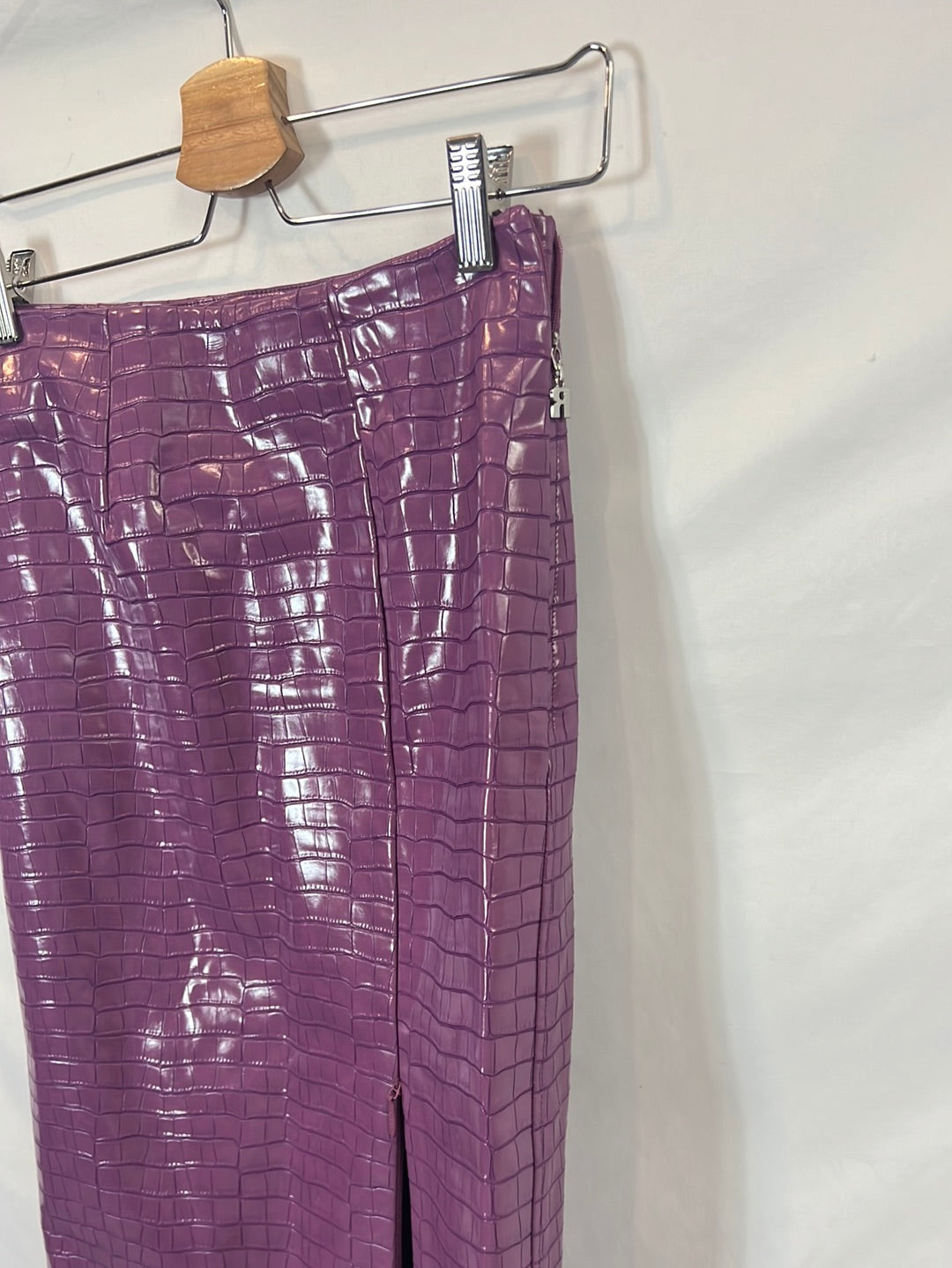 ROTATE. Purple midi skirt T.36