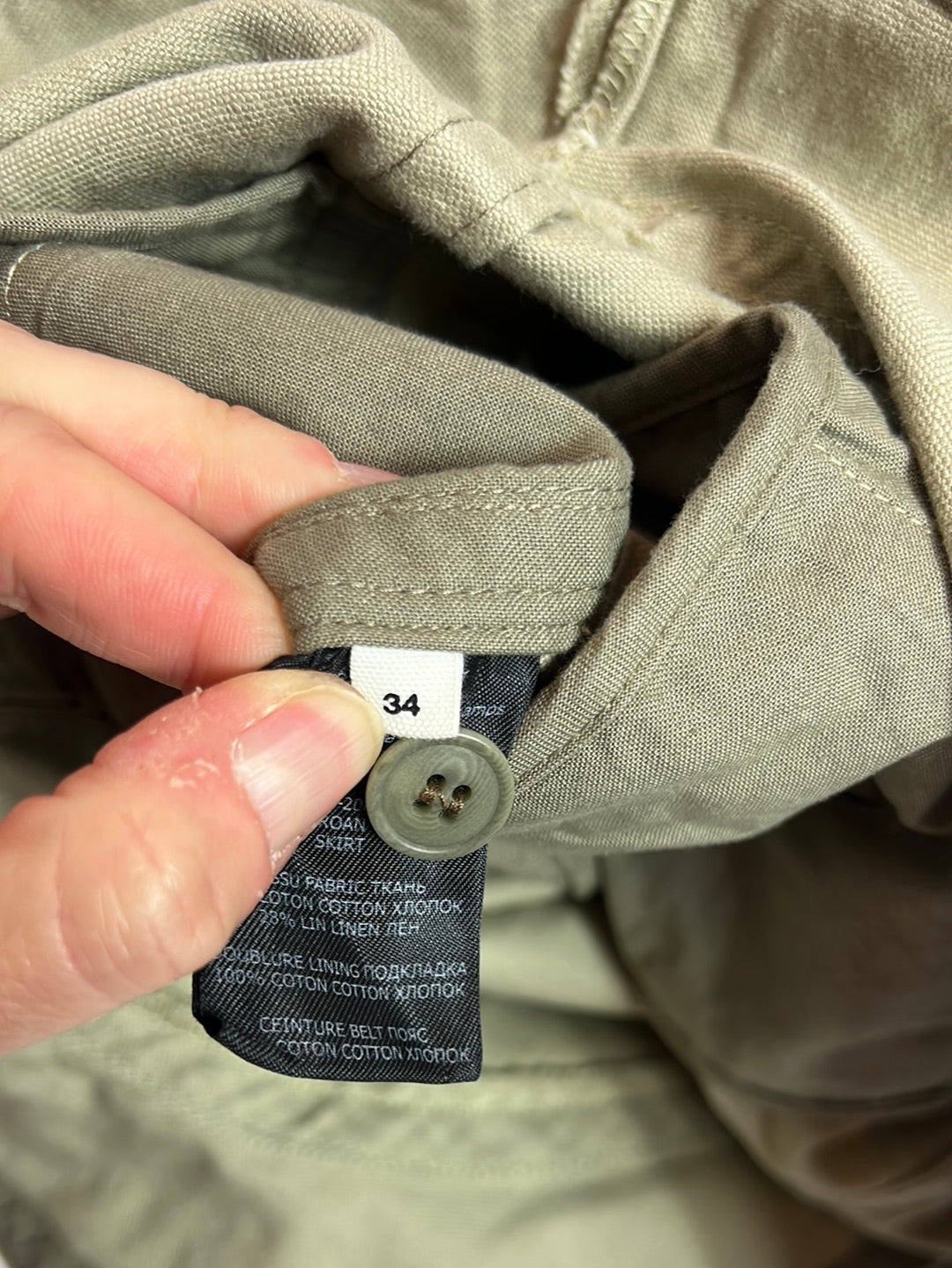 ISABEL MARANT ÉTOILE. Short denim ruffle skirt. T 34