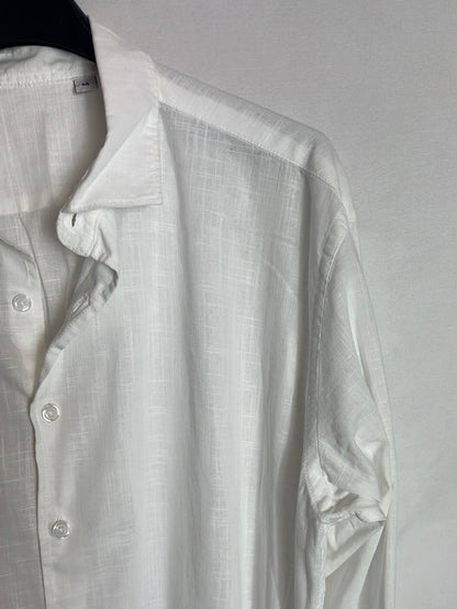 OTRAS. Blusa blanca algodón . TM