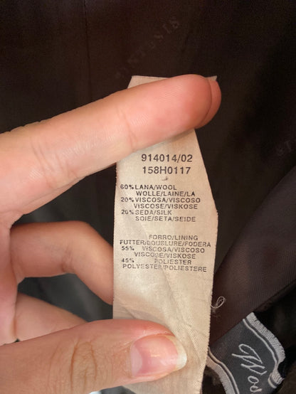 SÍNTESIS. Abrigo lana cinturón. T.42