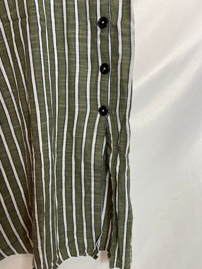 SFERA. Vestido rayas botones apertura. T.S