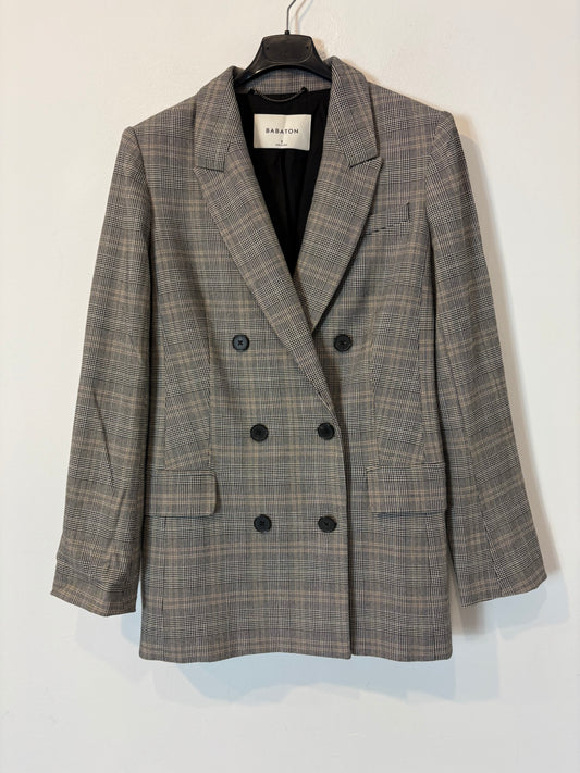 BABATON. Blazer cuadros tonos grises