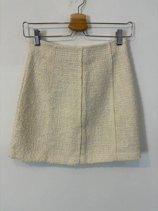 ZARA. Mustard textured back top. TS