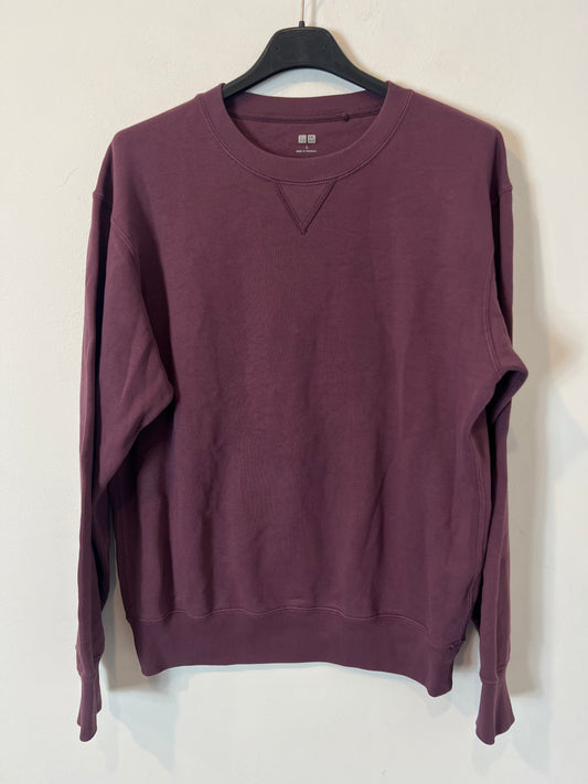 UNIQLO. Sudadera morada básica. T S