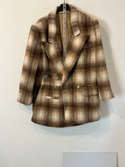 IMAN. White ribbed top Tm