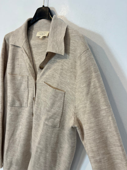 SEZANE. Chaqueta punto beige T.s
