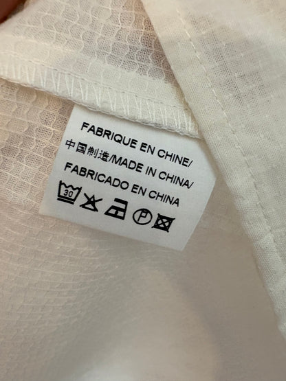 WHITE&amp;ONE. White cotton top. Size XS