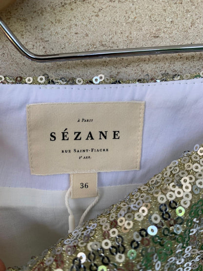 SÉZANE. Falda corta lentejuelas