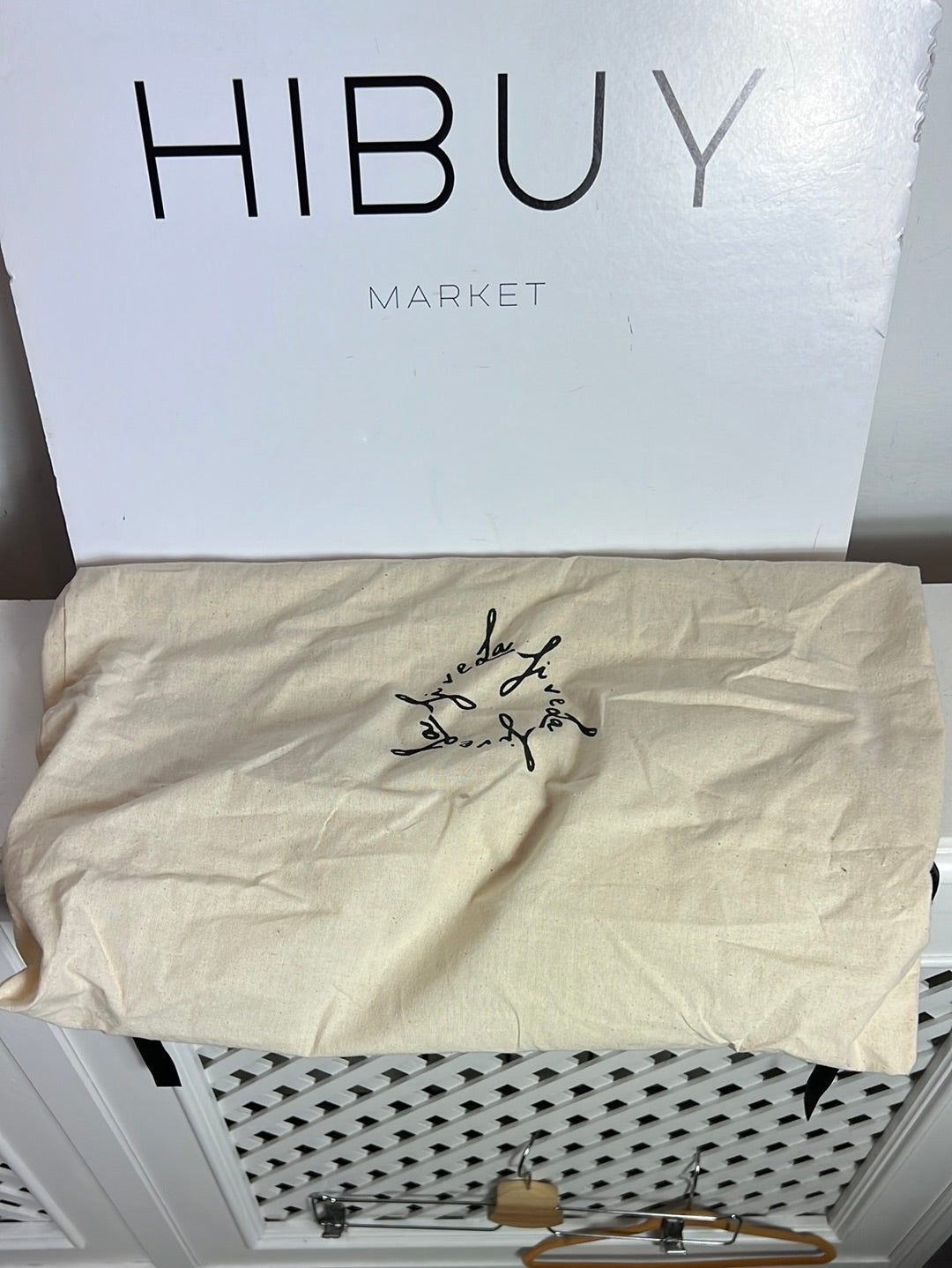 LA FIVE. Bolso marrón piel