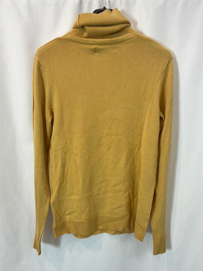 CORTEFIEL. Mustard Turtleneck Sweater Ts