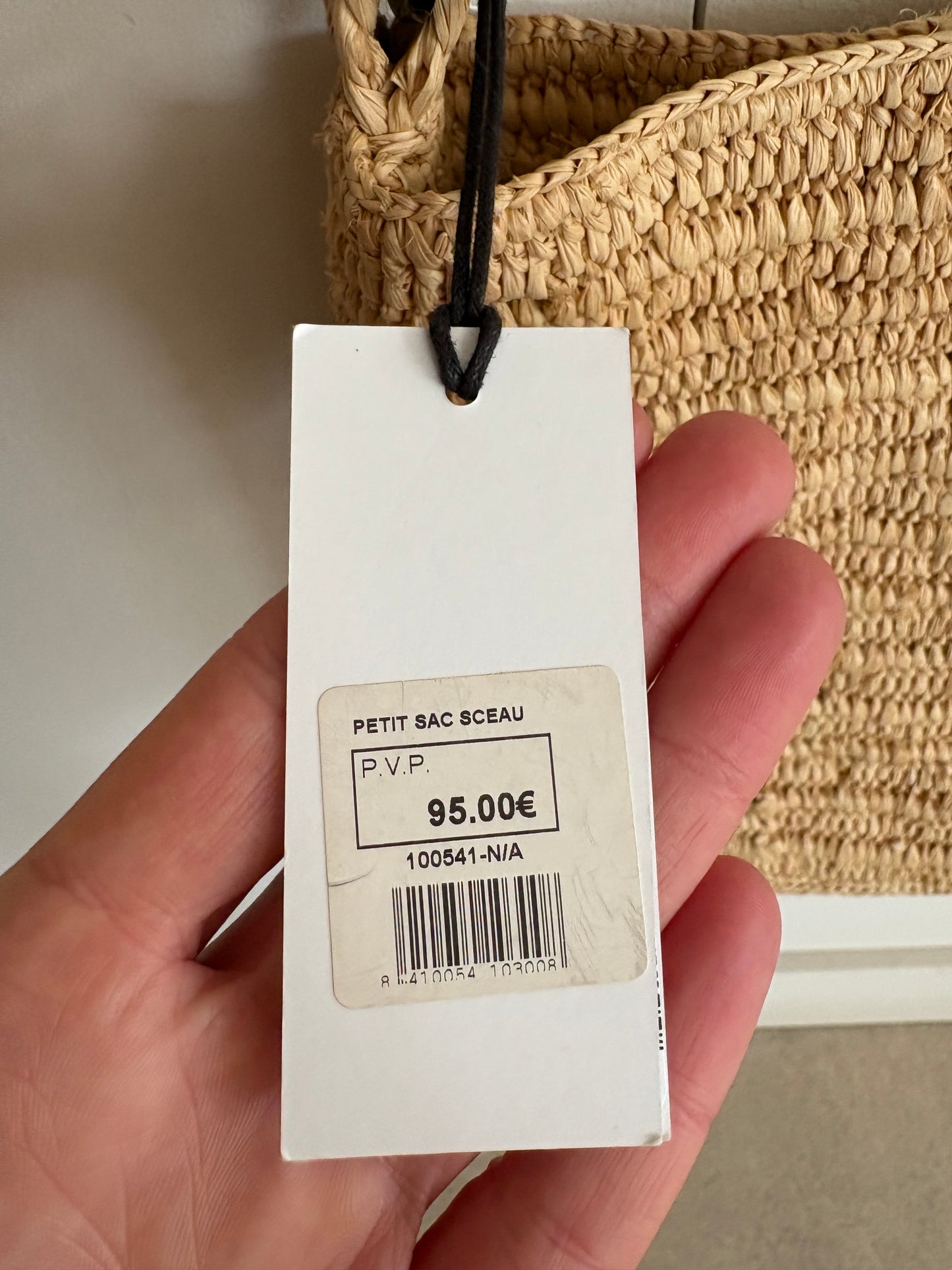 DnuA. Bolso rafia asa larga