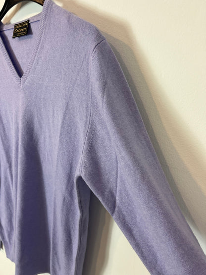 EXCELLENT CASHMERE. Mauve cashmere sweater. TM