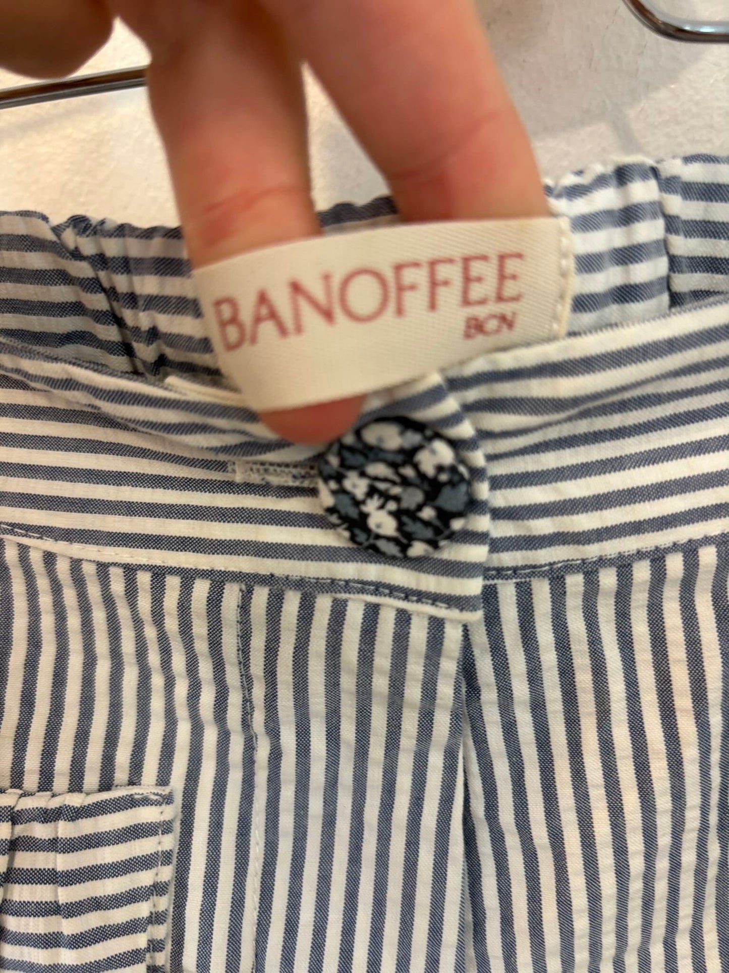 BANOFFEE. Conjunto rayas textura