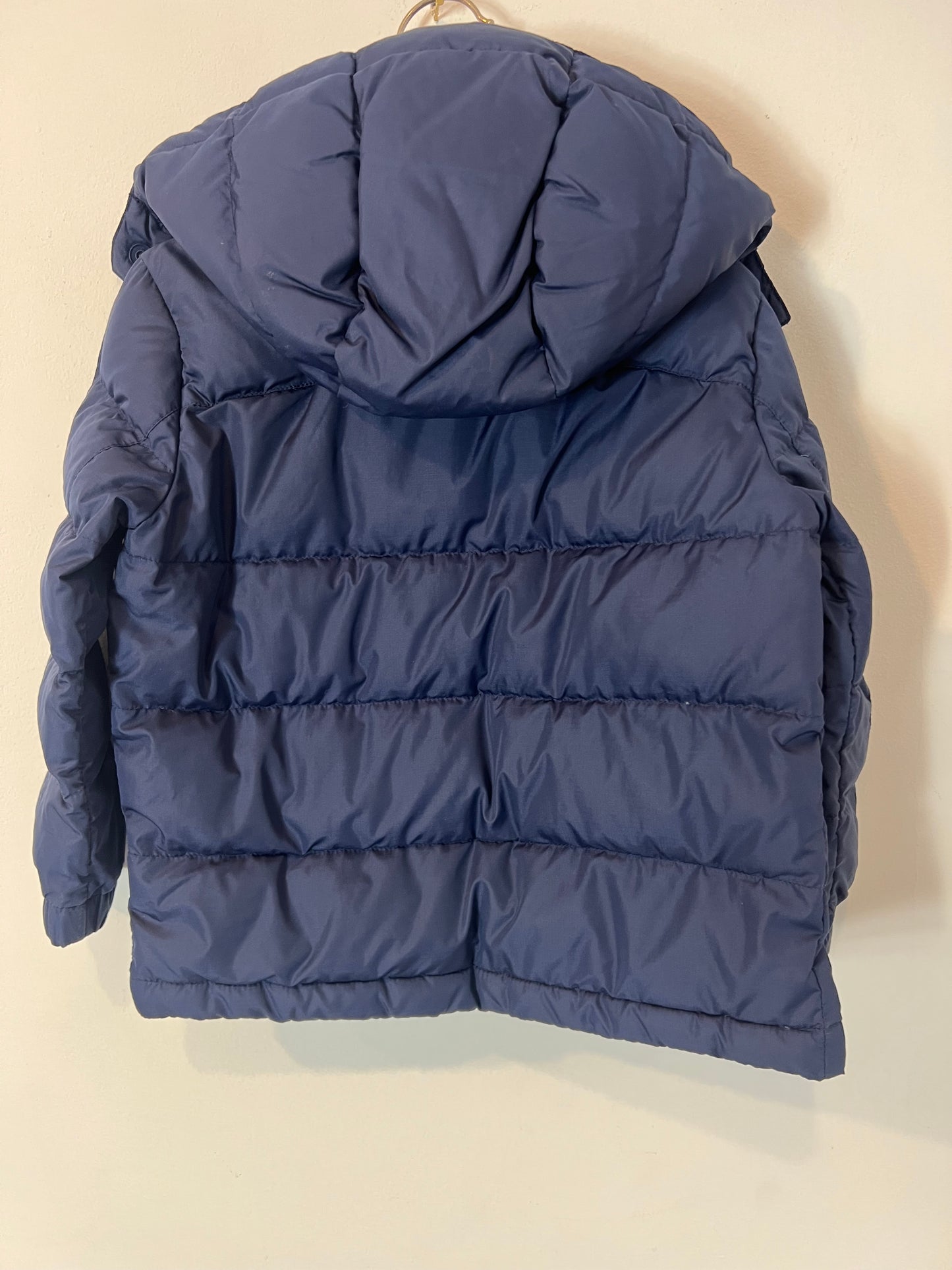POLO RALPH LAUREN. Plumas azul capucha extraíble. T 4 años