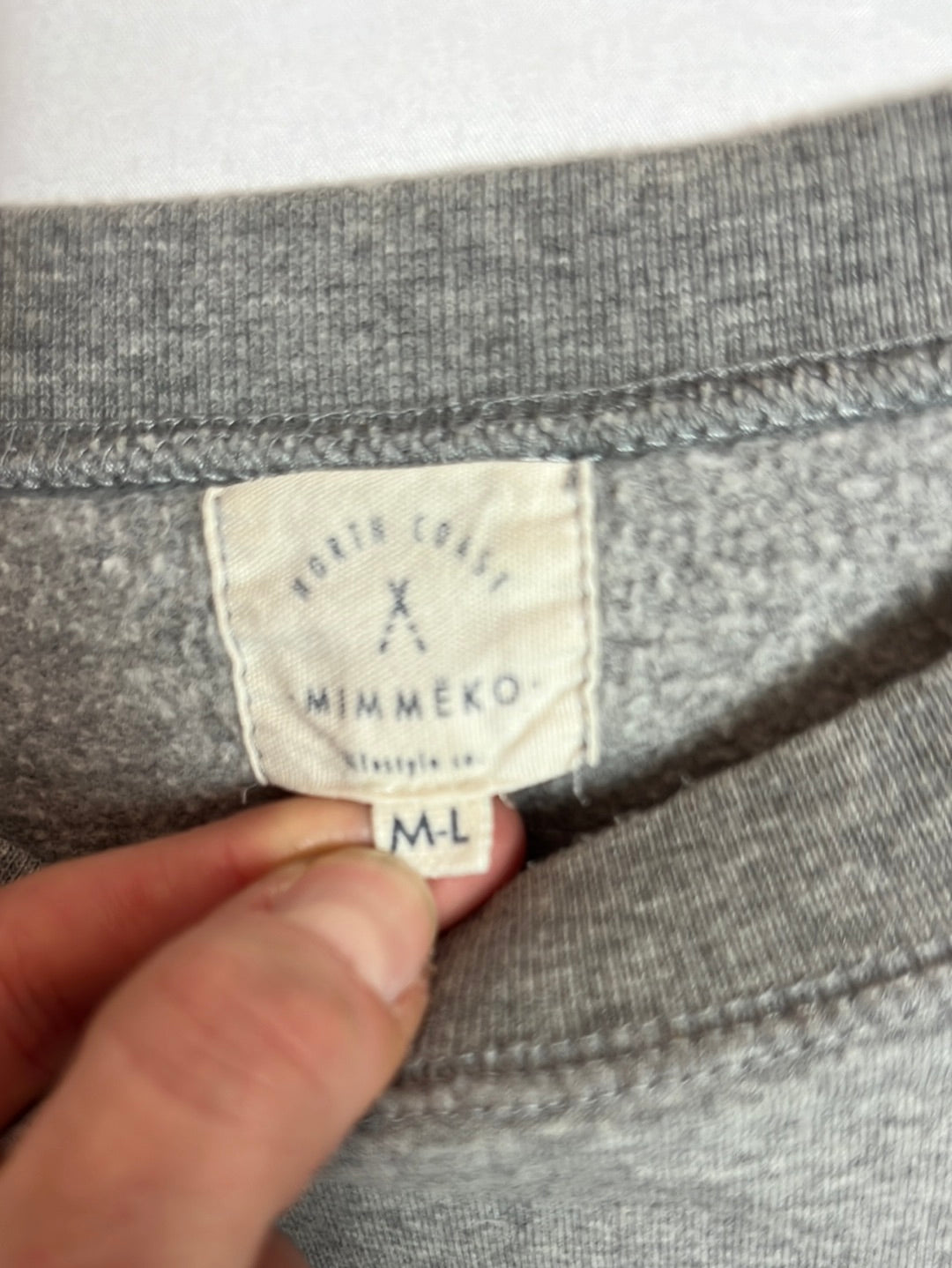 MIMMËKO. Sudadera geos letras. T M/L