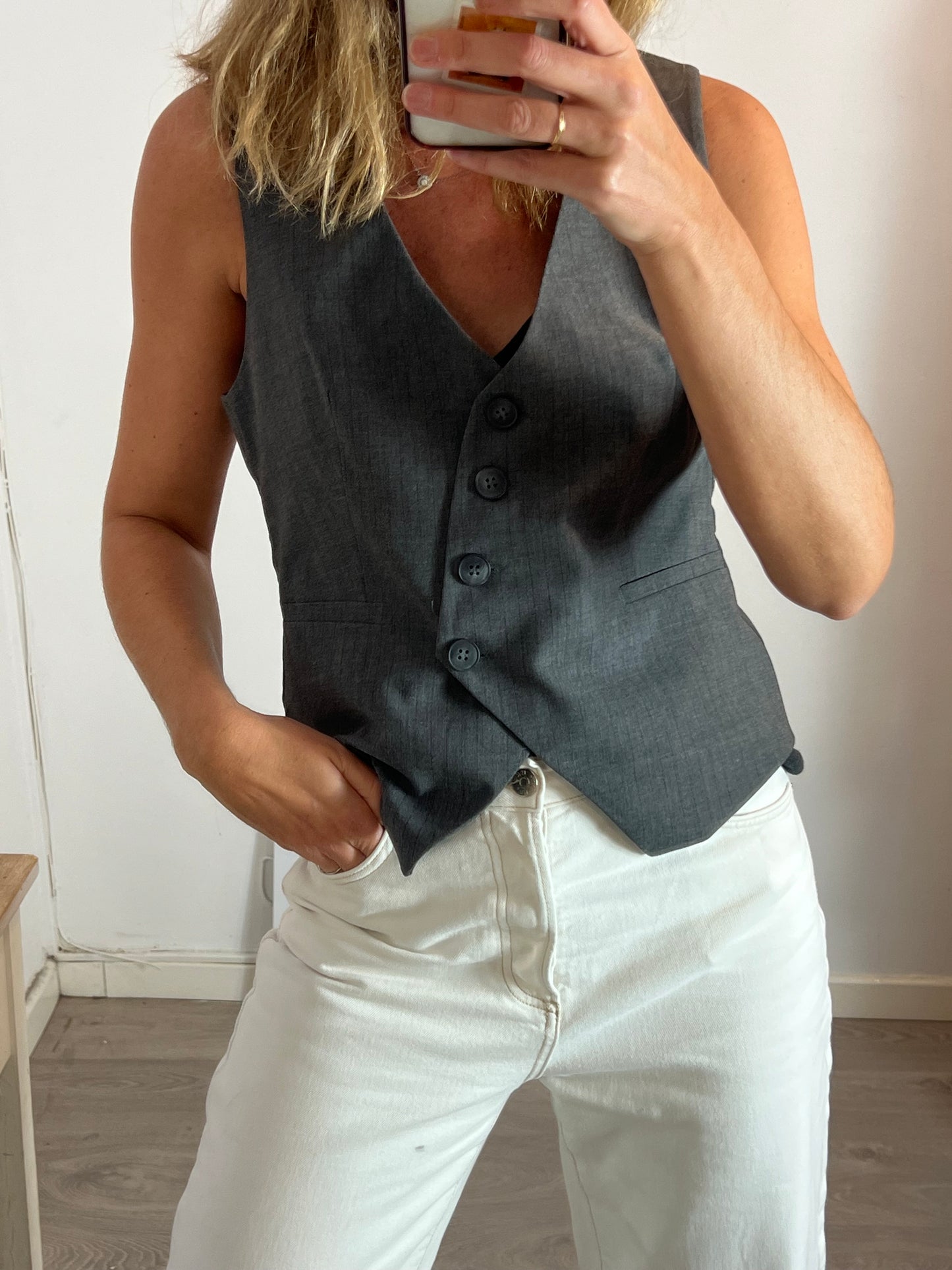 Chaleco Tactico Chaleco Bolsillos Zara Chaleco Largo Cruzado Zara