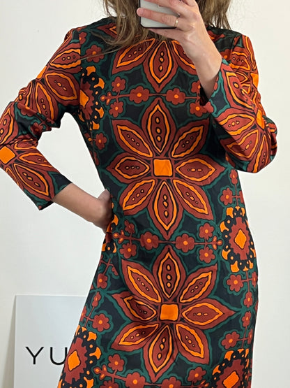 ZARA. Long printed dress. TL