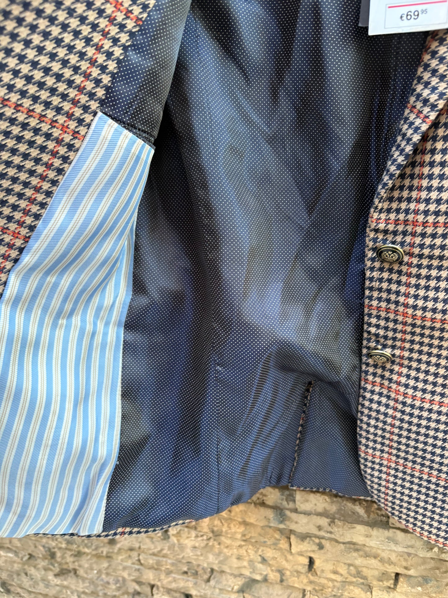 ZARA. Blazer pata de gallo