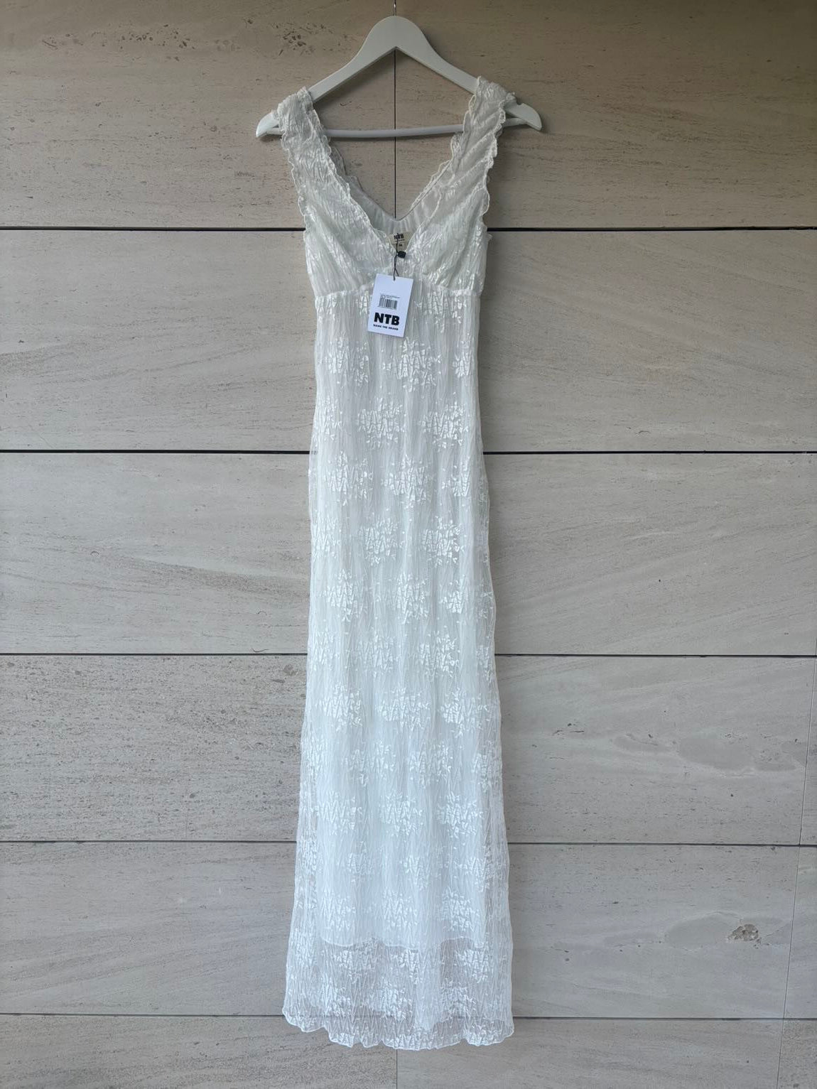 NTB. Vestido Moonlight largo blanco