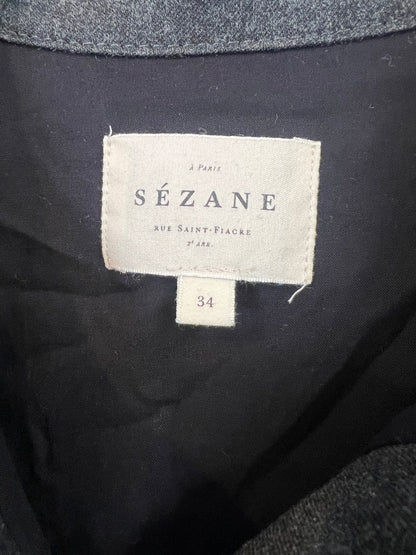 SEZANE. Mono gris fluido T.34