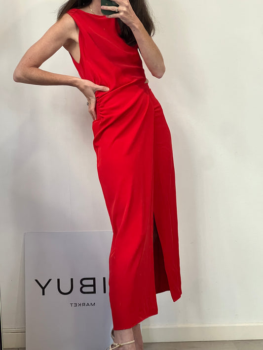 ZARA. Vestido largo cut out