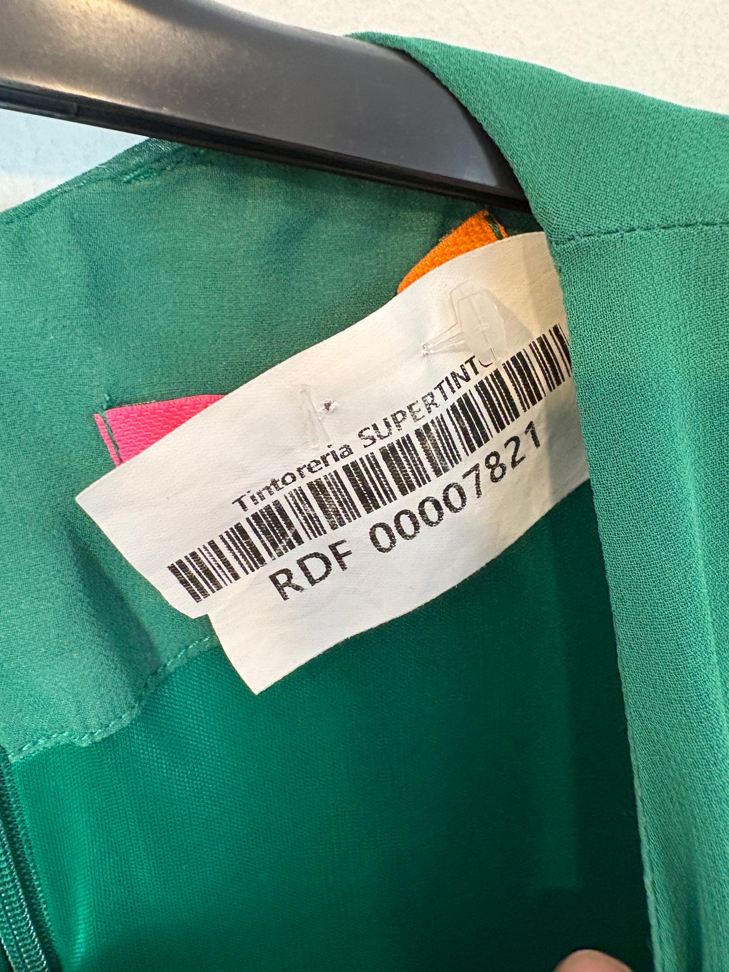 VILAGALLO. Vestido largo gasa verde