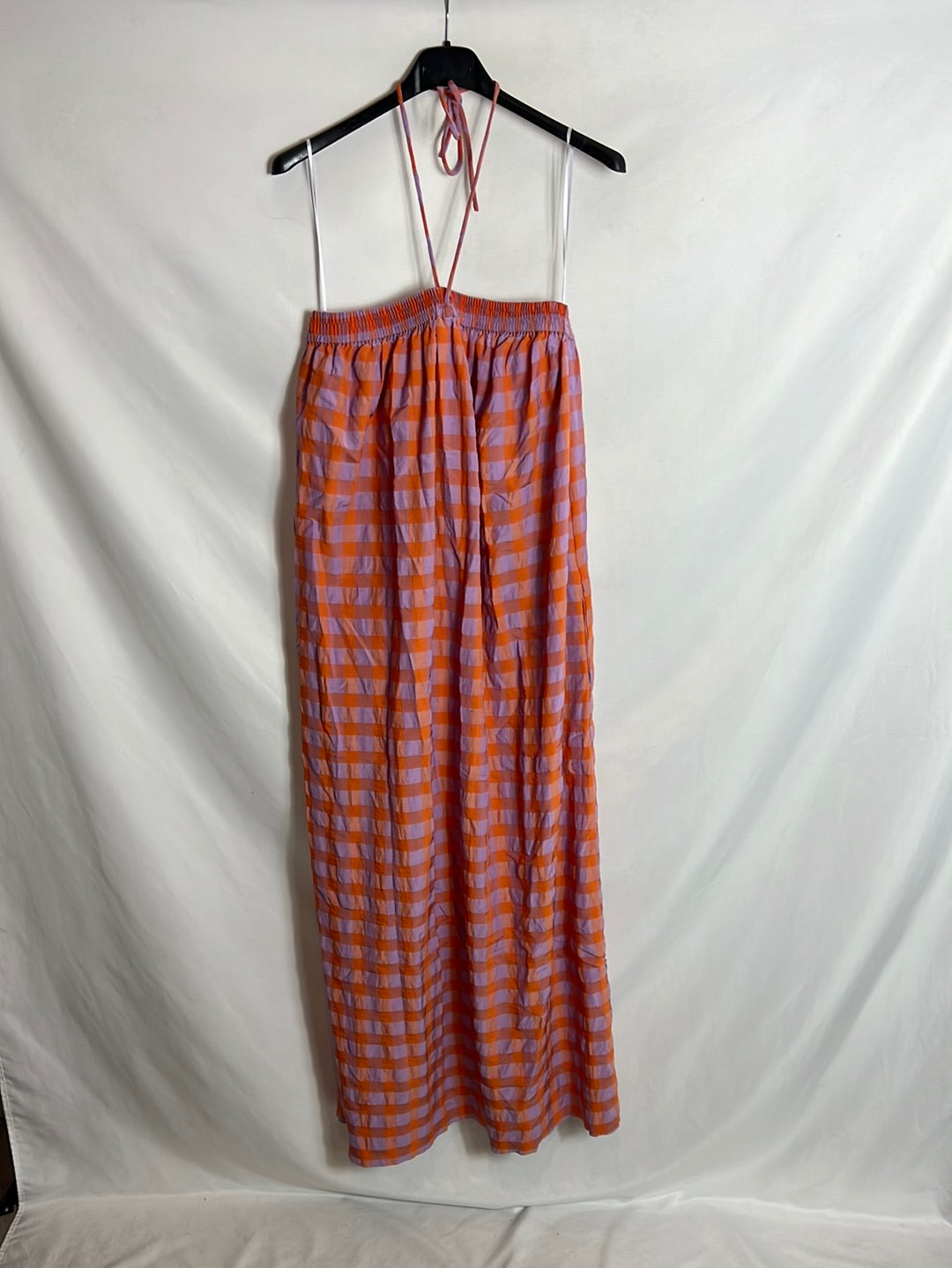 ZARA. Vestido cuadros. TXS