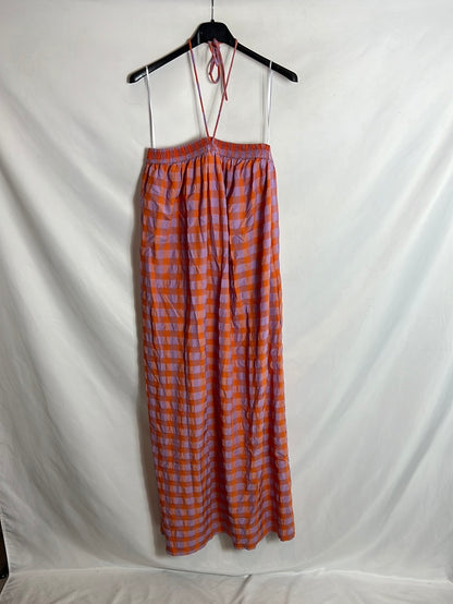 ZARA. Vestido cuadros. TXS