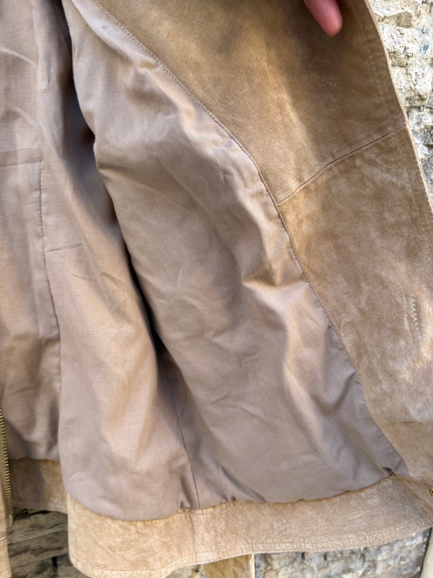 MANGO. Chaqueta piel cremalleras