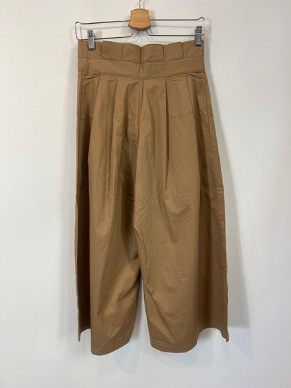 MULAYA. Pantalón camel culotte T.m