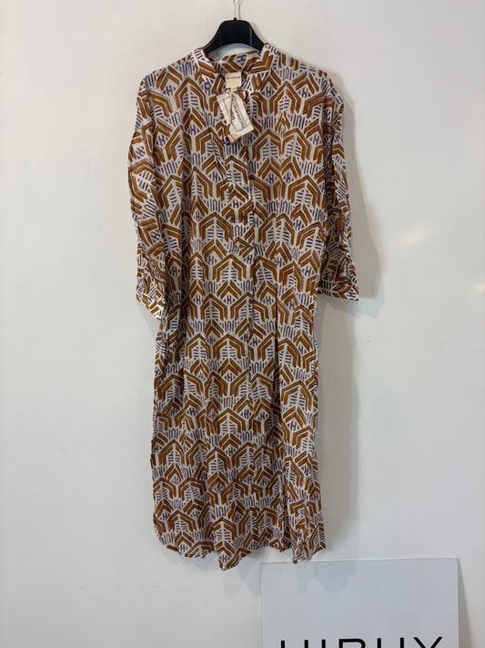 BABOBAB. vestido midi estampado algodón