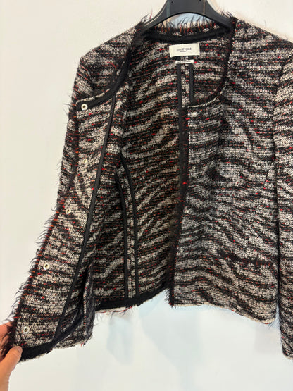 ISABEL MARANT ÉTOILE. Chaqueta jaspeada con lana