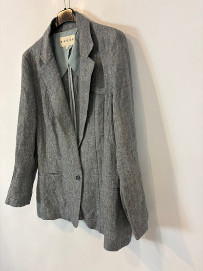 MAKSU. Total look fluido hilos brillo