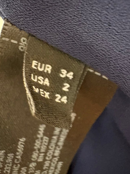 MASSIMO DUTTI. Falda midi con lana asimétrica
