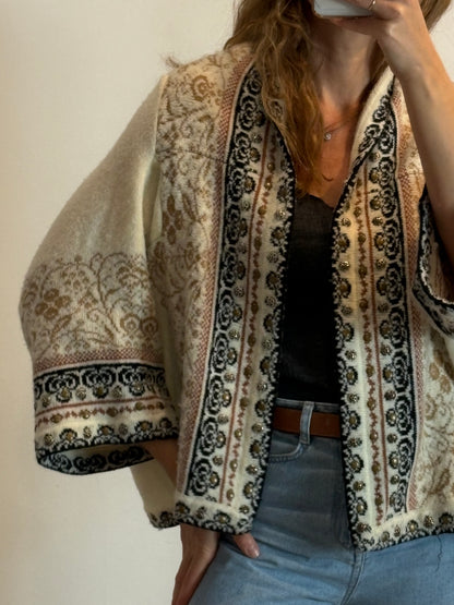 ZARA. Black stretch knit top. TL