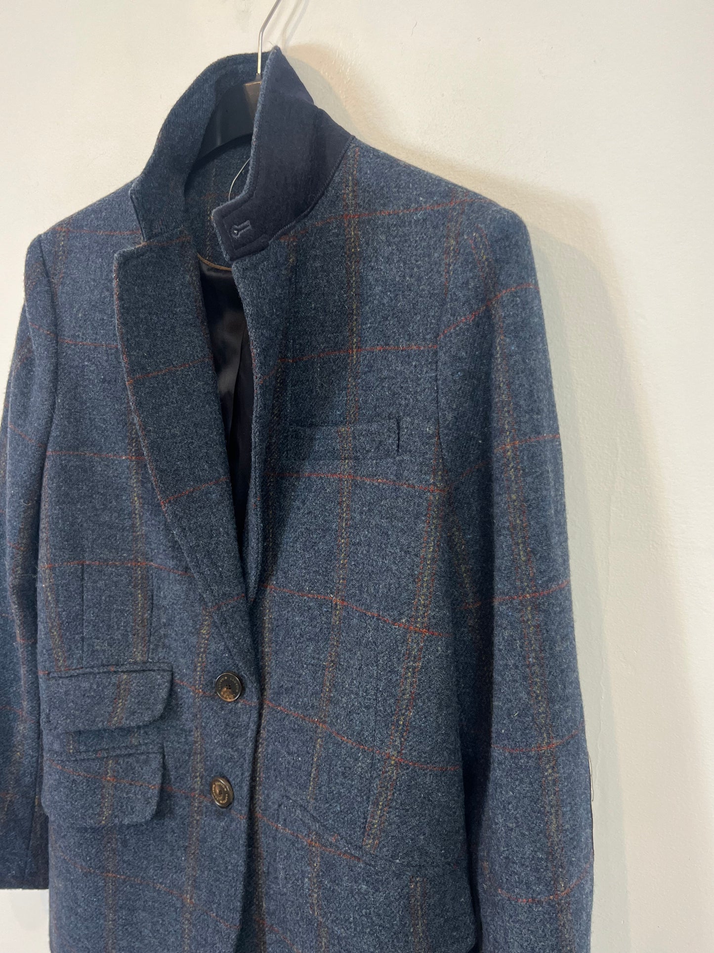 LLOYD'S. Blazer azul cuadros T.xs