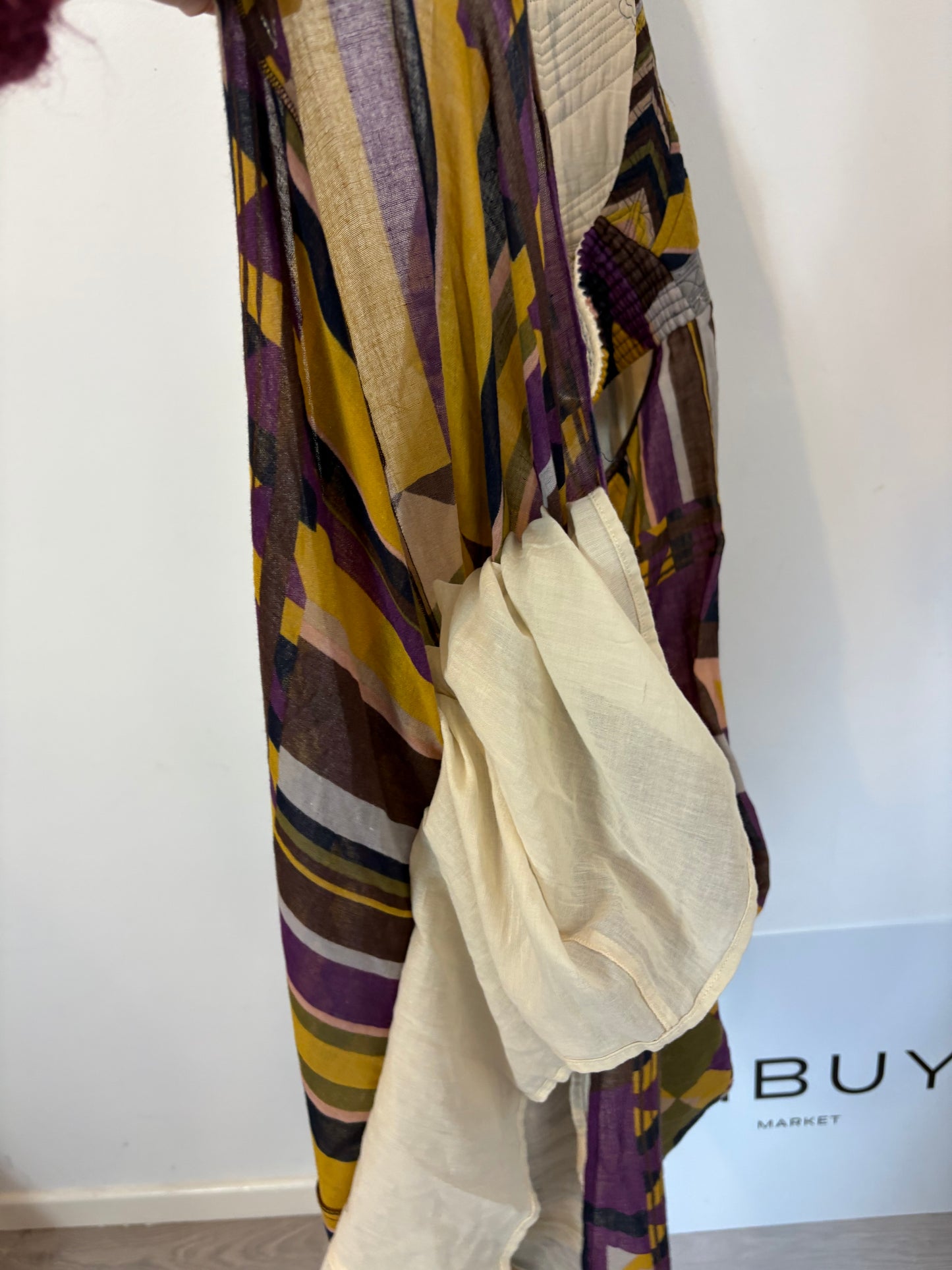 BA&SH. Vestido largo estampado halter