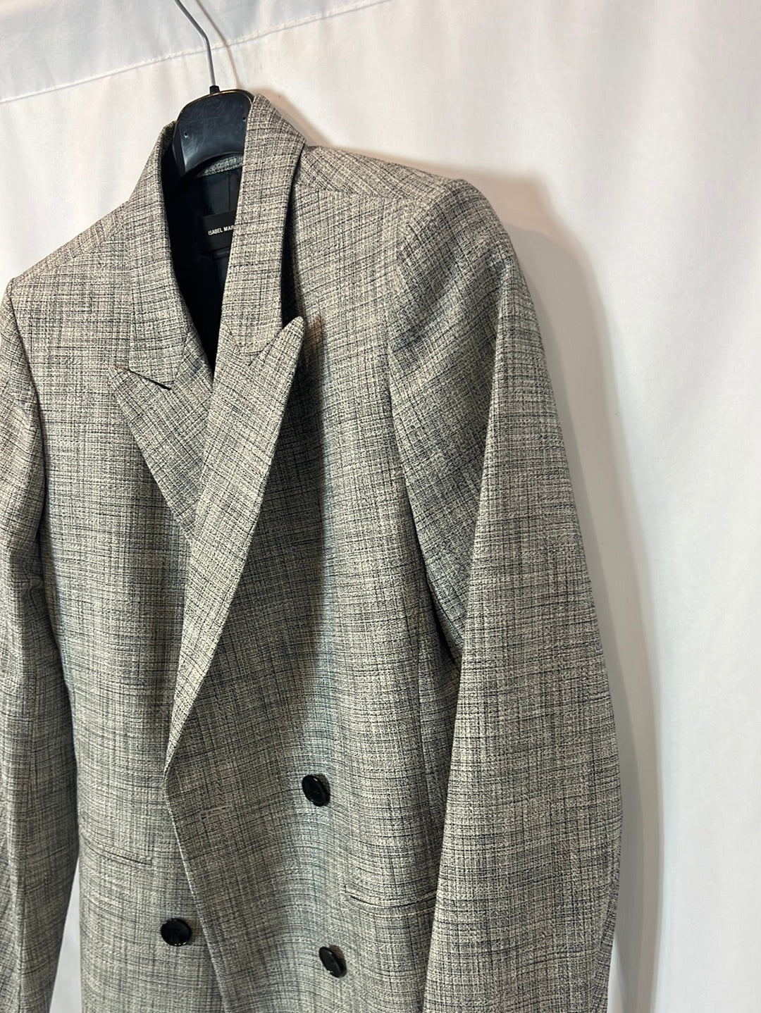 ISABEL MARANT. Blazer estampada doble botonadura. T 34