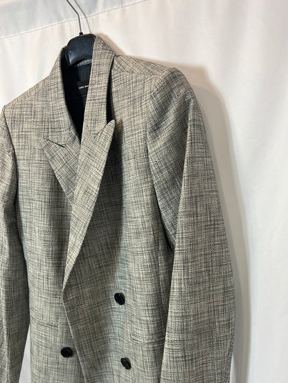 ISABEL MARANT. Blazer estampada doble botonadura. T 34