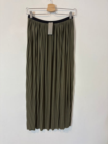 PARFOIS. Falda midi pisada verdes