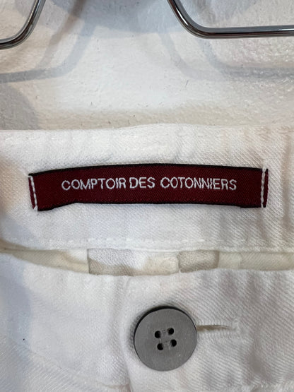 COMPTOIR DES COTONNIERS. Pantalón blanco con lino. T XS