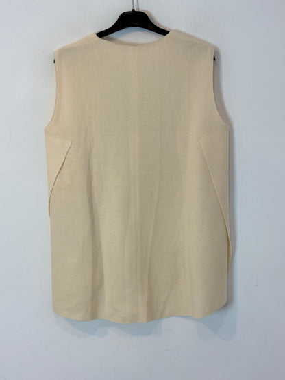 CAROLINA HERRERA. Top en crudo lana