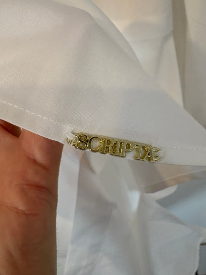 SCRIPTA. Camisa larga blanca