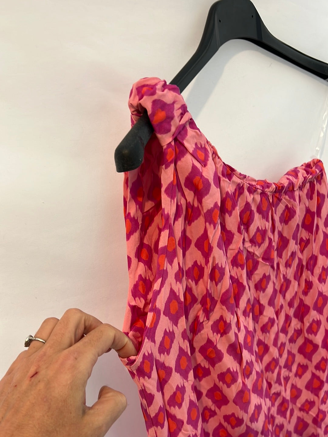 MINDTRAVELER. Long printed dress Tm