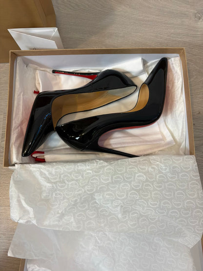 LOUBOUTIN. So Kate 120 tacones charol negros. T 38