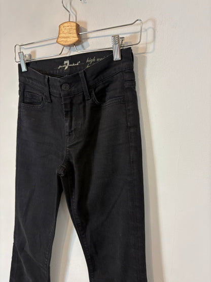 FOR ALL 7 MANKIND. Denim negro flare