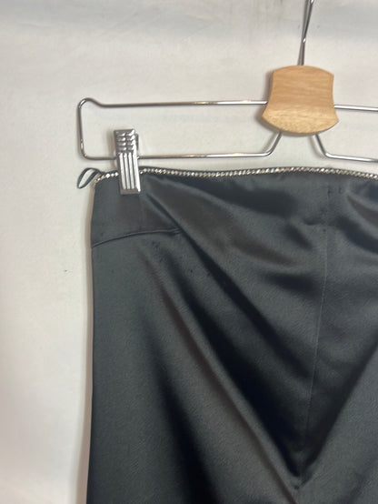 ZARA. Mono satinado palabra de honor. T S (Tara)